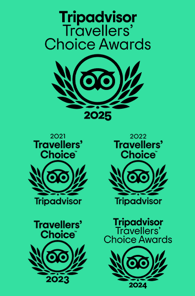 TripAdvisor Travellers&rsquo; Choice 2021/2022/2023/2024/2025